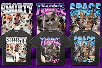 design awesome pet bootleg 90s vintage tees