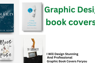 design your book cover graphic quote and poster