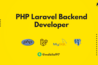 be your php laravel backend developer