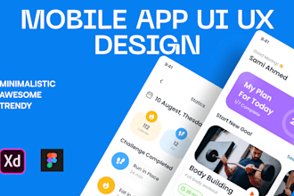 design mobile app UI UX design