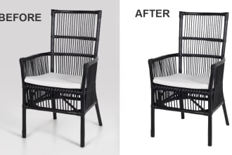 do furniture photo editing background removal and enhancement professionally