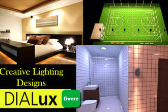 do interior lighting design using dialux evo