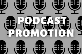 do podcast promotion on social media, get listeners 2024