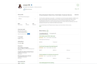 build cold calling and email list