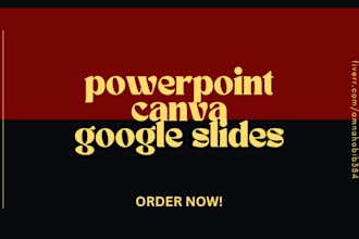 design or redesign canva, powerpoint presentation and google slides