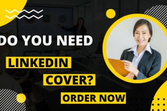 design linkedin banner for your business page or profile