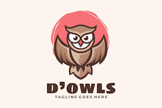 design beautiful bird and animal logo