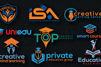 design outstanding college, university, school logo