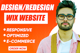 design wix or redesign a wix website design or wix website online store
