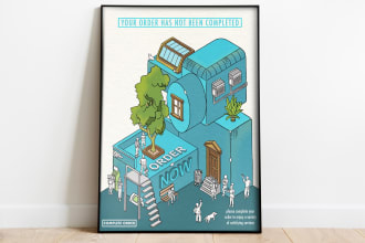 design isometric illustration for your web and apps
