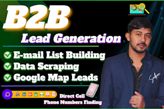 do b2b lead generation and email list building for any business niche