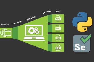 do web scraping using python