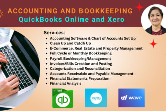 do bookkeeping using quickbooks or xero