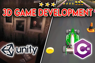 develop a 3d game in unity