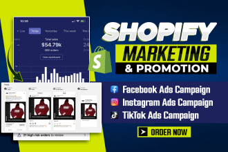be your expert facebook ads, instagram ads, shopify marketing, meta ads manager