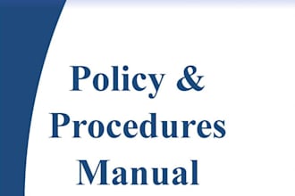 review and edit policies or manuals