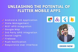 be your flutter developer for front end, figma to flutter, android and ios