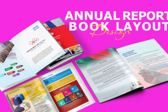 design annual report and pdf book for press print