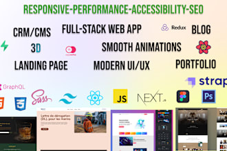 build your website and web application with modern technologies