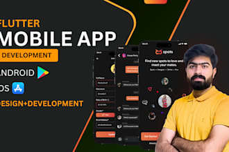 do mobile app development flutter app development for android app and ios app