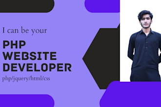develop and fix any PHP projects