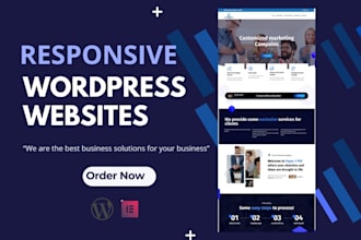 create a professional company or business website design