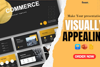 design a professional business pitch deck in canva, powerpoint or google slides