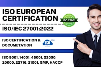 provide iso 9001, 27001 certifications and documentation