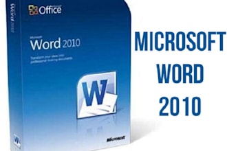 do any job in Microsoft WORD