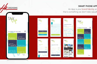 create your app UI UX design layout for android or ios
