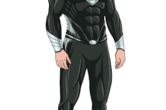draw your photo into amazing superhero character