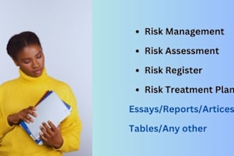 handle your risk management and risk assessment tasks