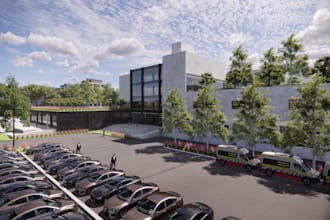 do architectural 3d visualization and designing
