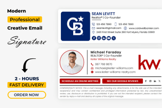 code HTML email signature for gmail, outlook, apple mail