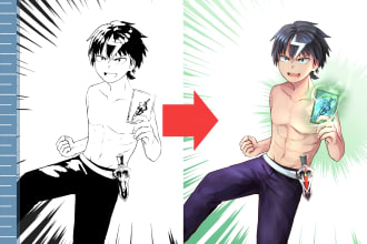 be your colorist of a anime, comic or manga