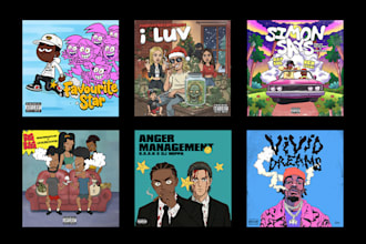 make cartoon cover art that will make your release stand out
