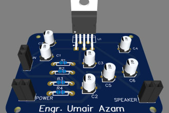create pcb design, pcb layout and circuit schematic