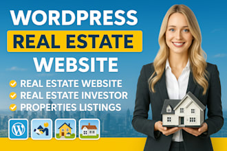 create a modern responsive real estate website in wordpress