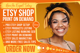 set up etsy print on demand store, shopify print on demand, etsy shop set up