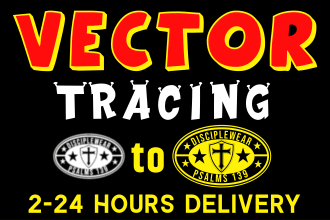 do vector tracing your logo,convert to vector vectoriz your image fast delivery