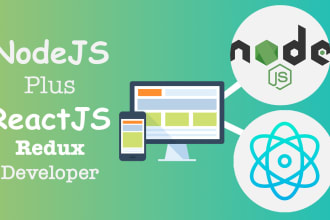 be javascript developer with node js and react