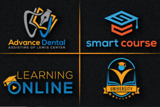 do children, childcare, kids education logo design