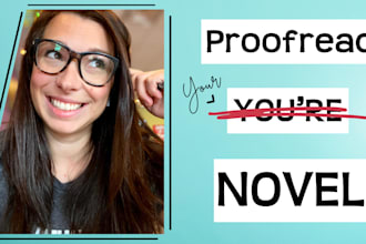 proofread your fiction manuscript