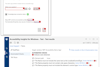 implement the desktop application and fix the bugs