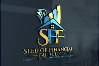 do modern professional financial ,business logo design