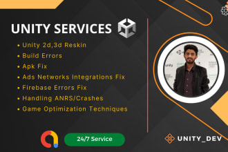 fix build errors, crashes, bugs and ads in unity 2d,3d games