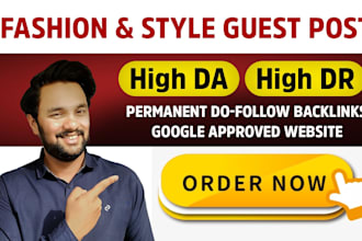 do guest posting on fashion, style, tips, and trends