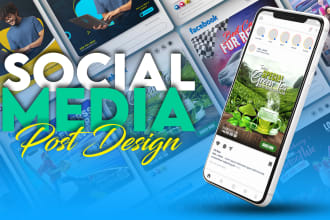 design attractive social media posts and advertising