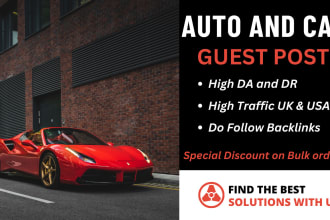 publish guest post on automotive blogs