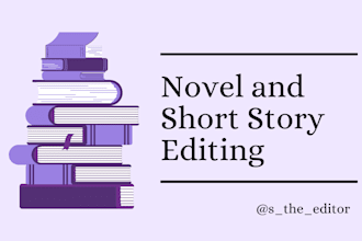 edit your novel or short story